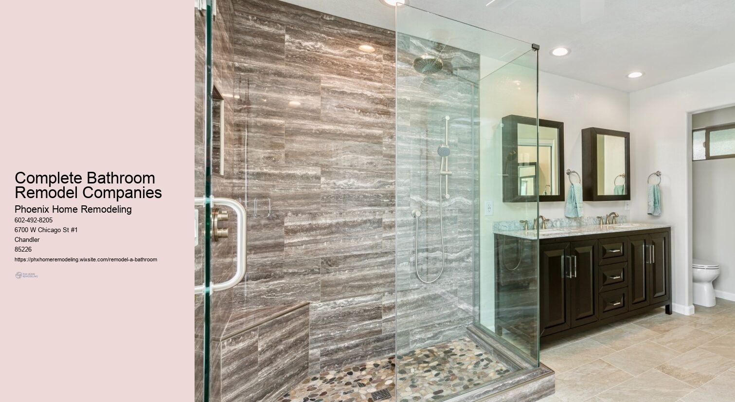 Complete Bathroom Remodel Companies