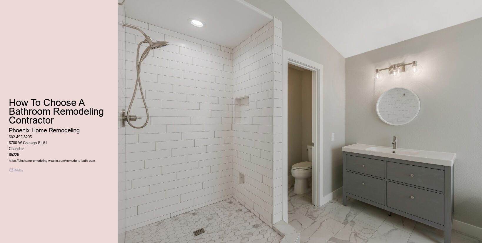 How To Choose A Bathroom Remodeling Contractor