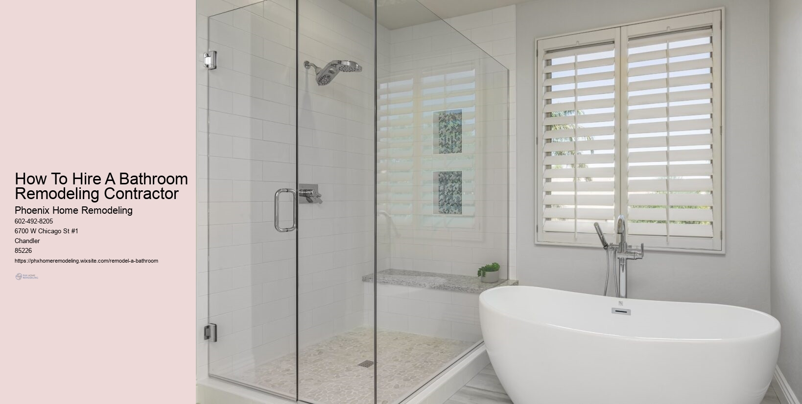 How To Hire A Bathroom Remodeling Contractor